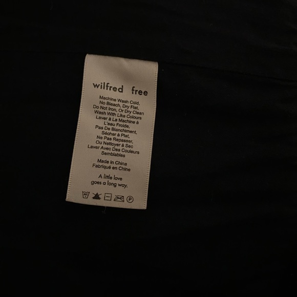 Aritzia black teddy coat. - Picture 4 of 4